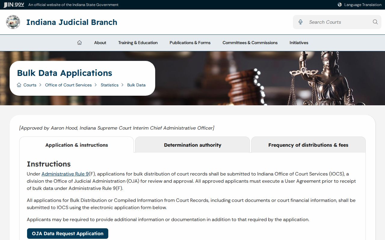 Jackson County civil docket bulk court data source