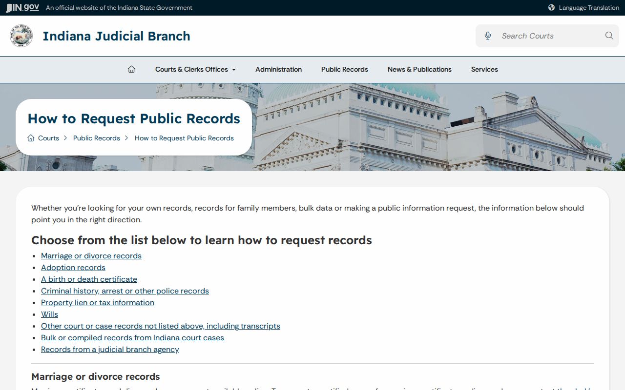 Jackson County civil docket request guidance for missing records
