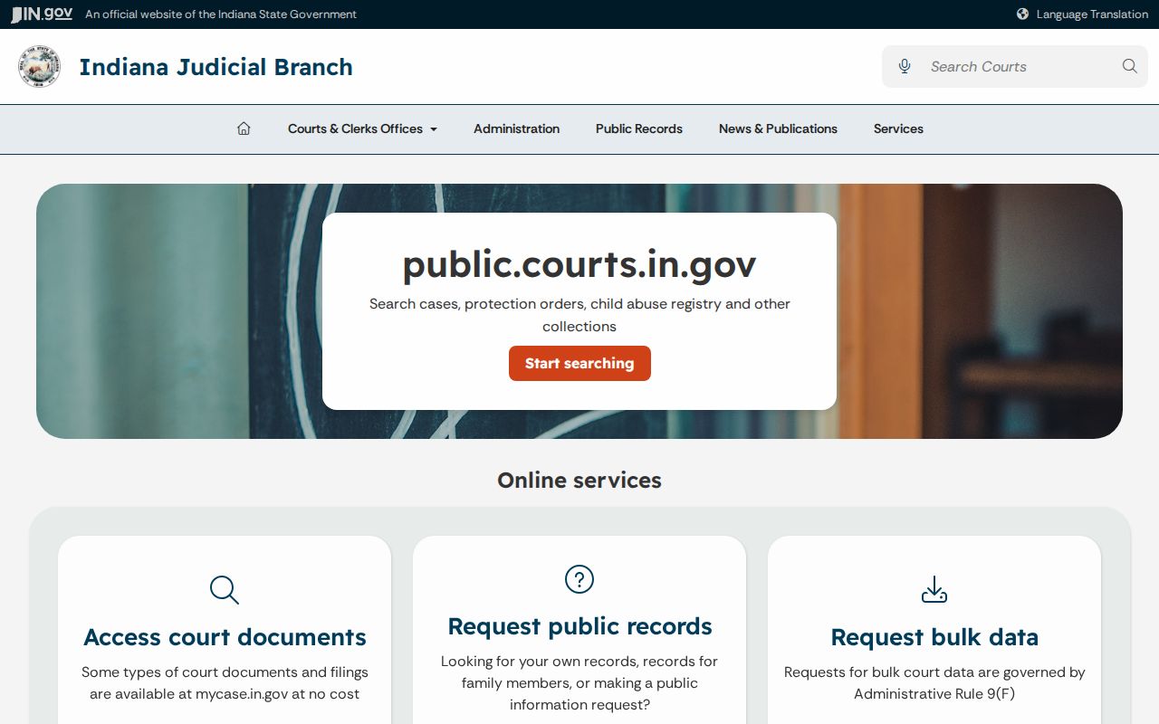 Jackson County civil docket public court records portal