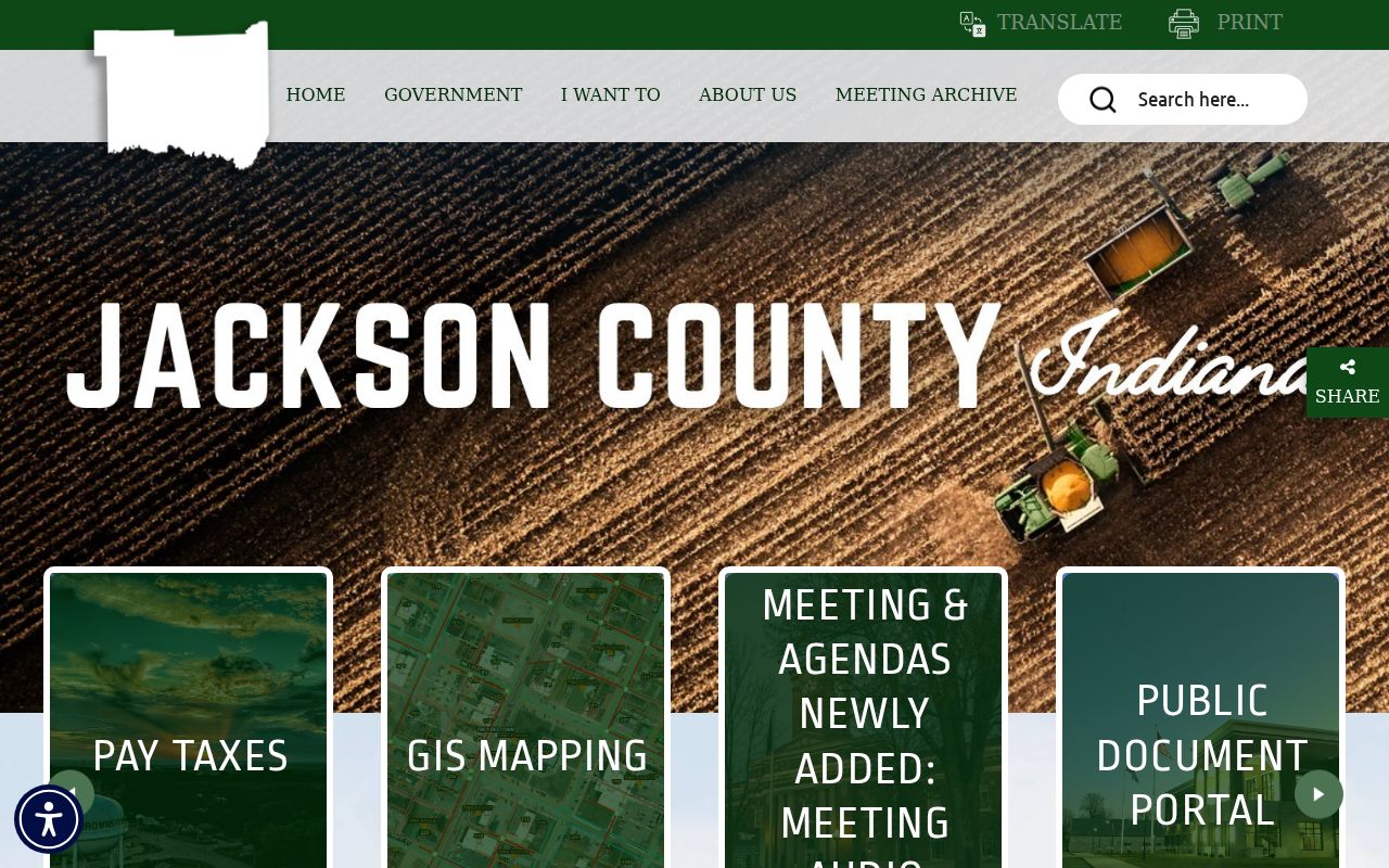 Jackson County court docket county government source